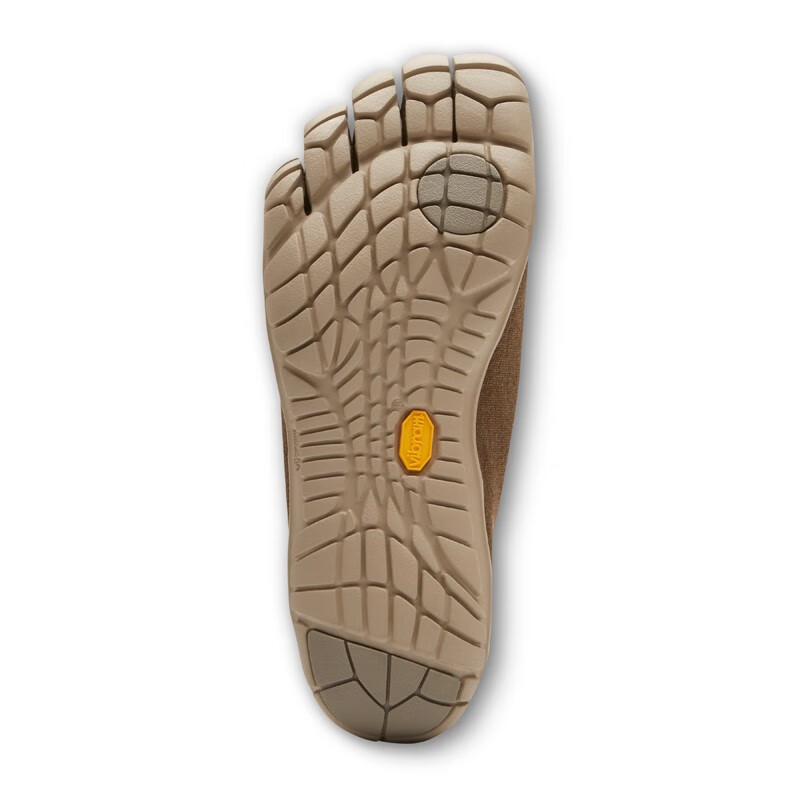 Vibram赤足鞋轻便旅游运动鞋夏季舒适透气情侣鞋休闲运动鞋CVT HEMP 卡其色 37
