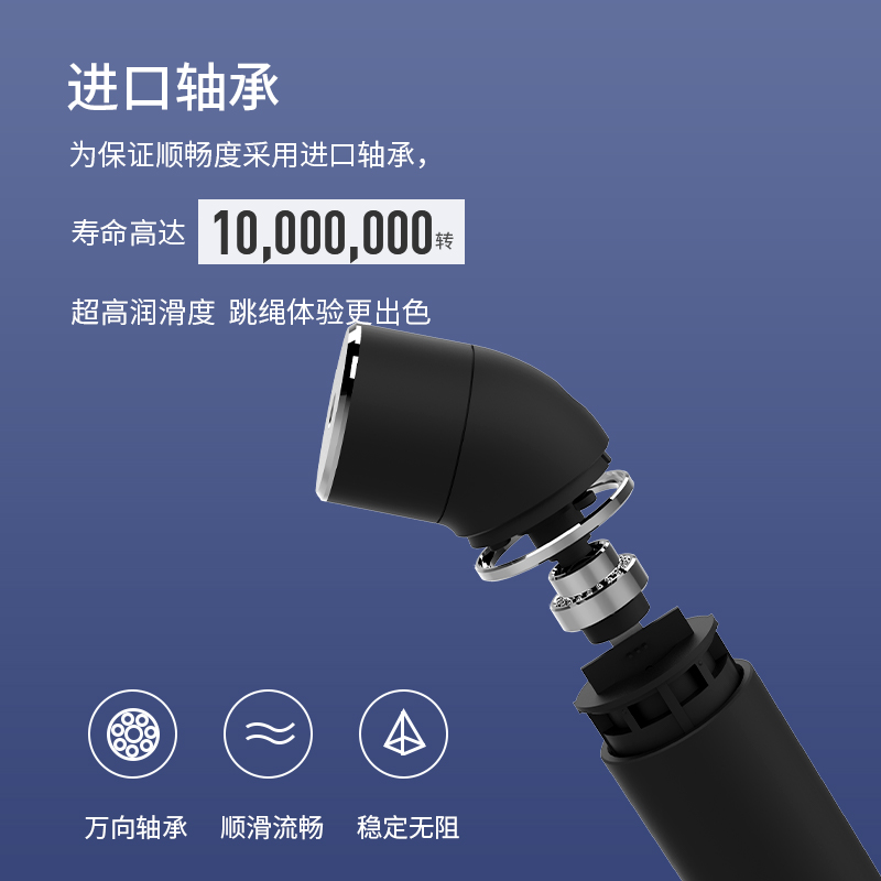 loop 2代智能燃脂蓝牙计数运动减肥成人儿童体能训练专业无绳钢丝跳绳 标配S+无绳球
