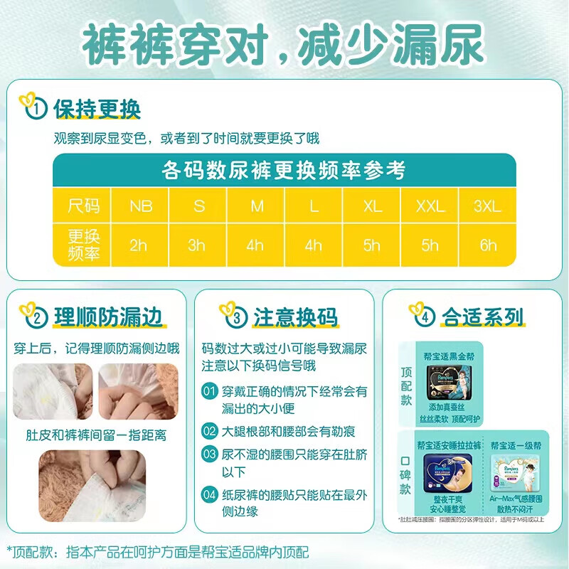 帮宝适一级帮纸尿裤 新生儿婴儿尿不湿尿裤 超薄透气散热尿布纸尿裤尿裤 NB码-84片（0-5kg）