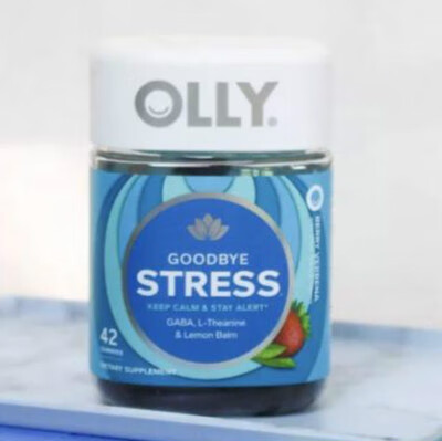 美国olly goodbye stressl-茶氨酸gb软糖宓蝶