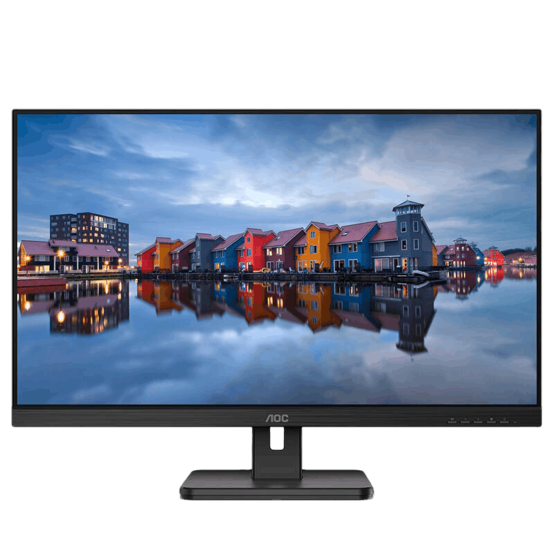 AOC 电脑显示器 24英寸全高清 IPS窄边 HDMI高清TUV