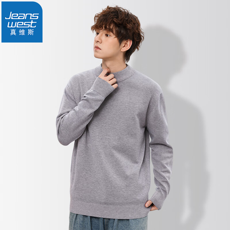 ���ڲ�������ά˹��JEANSWEST��ë�����ﶬ�¿���֯���������������ڴů�ٴɫ�����ë���� ��ɫ������죩 XL(�Ƽ�130-150��)