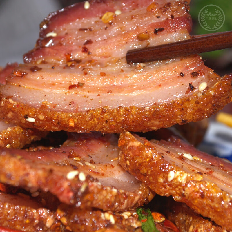味巴哥云南特产 脆皮烤肉泡皮五花正宗土猪农家烤五花肉500克送蘸辣椒