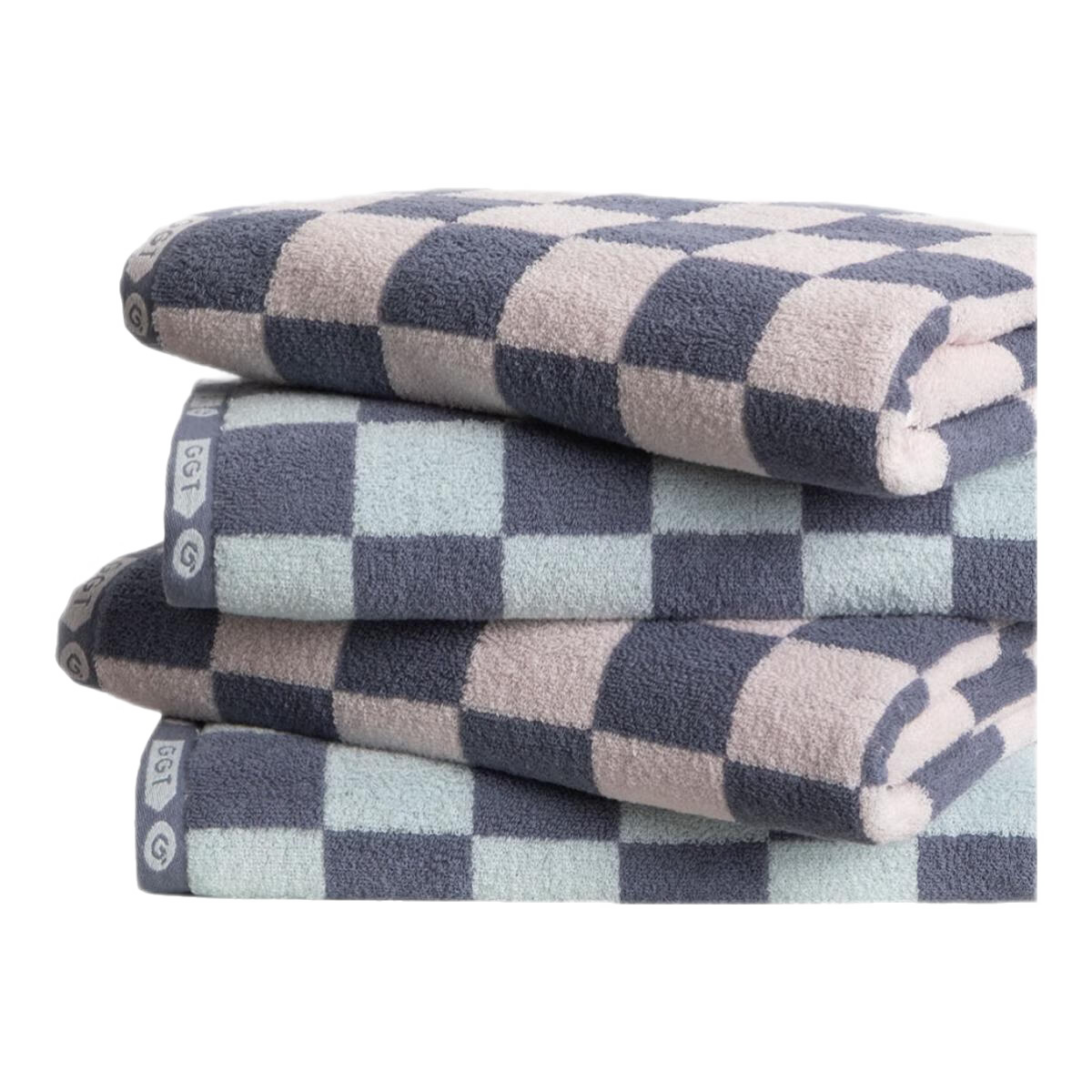 GGT日本成人浴巾A类纯棉柔软吸水速干男女成人裹巾大浴巾毛巾 粉色