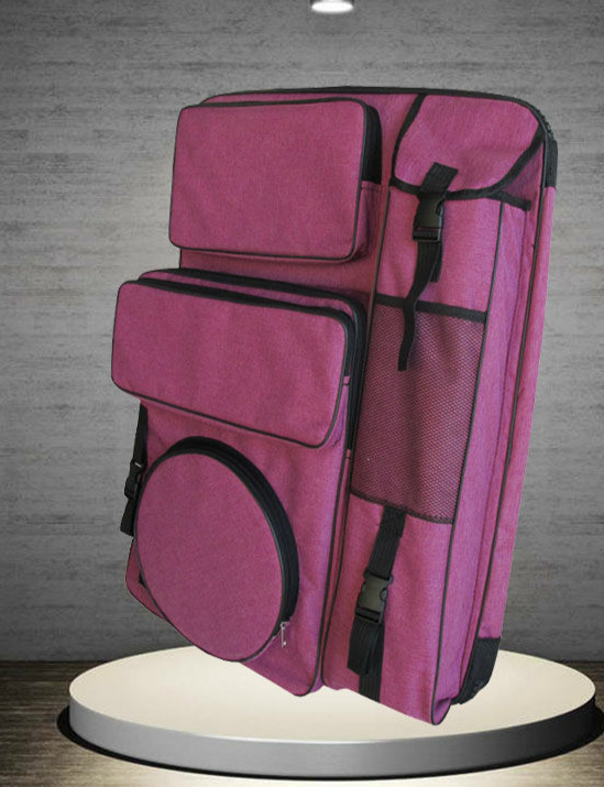 画包美术生专用艺考画袋4画包多功能大拉链双背大容量防水画板袋 灰色