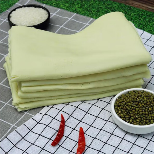 宜享健康湖北特产新鲜豆皮子农家自制纯手工现做湿豆饼千张豆丝绿豆皮