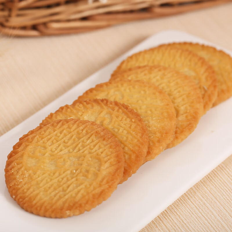 三牛 特色鲜葱酥饼干上海特产休闲零食早餐饼干点心年货礼盒装1500g