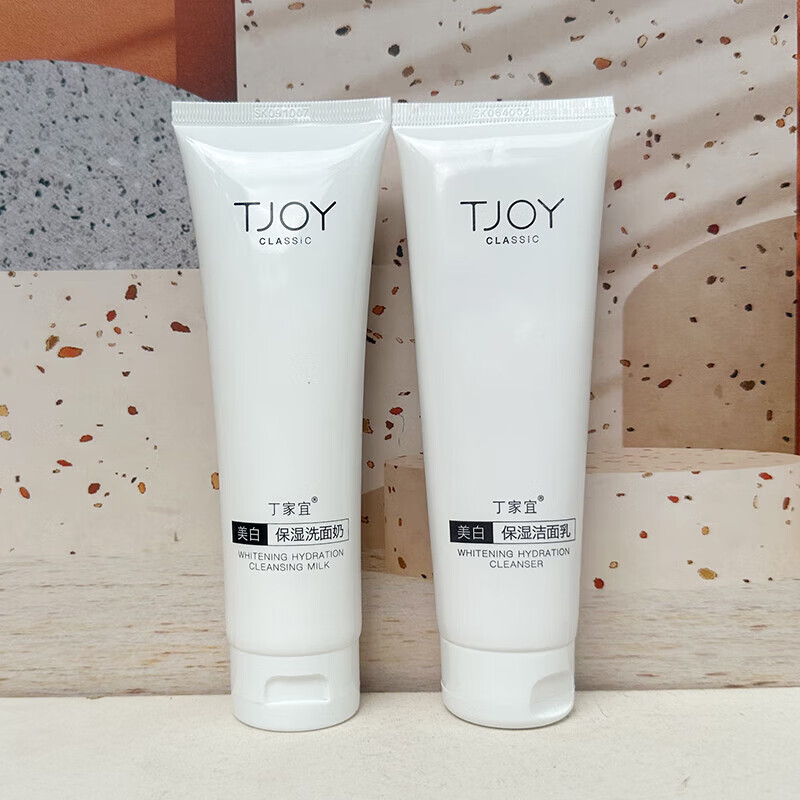 丁家宜(TJOY)美白保湿泡沫洁面乳女深层洁面补水淡斑去黄滋润护肤洗面奶 丁家宜美白保湿洁面乳100g一支