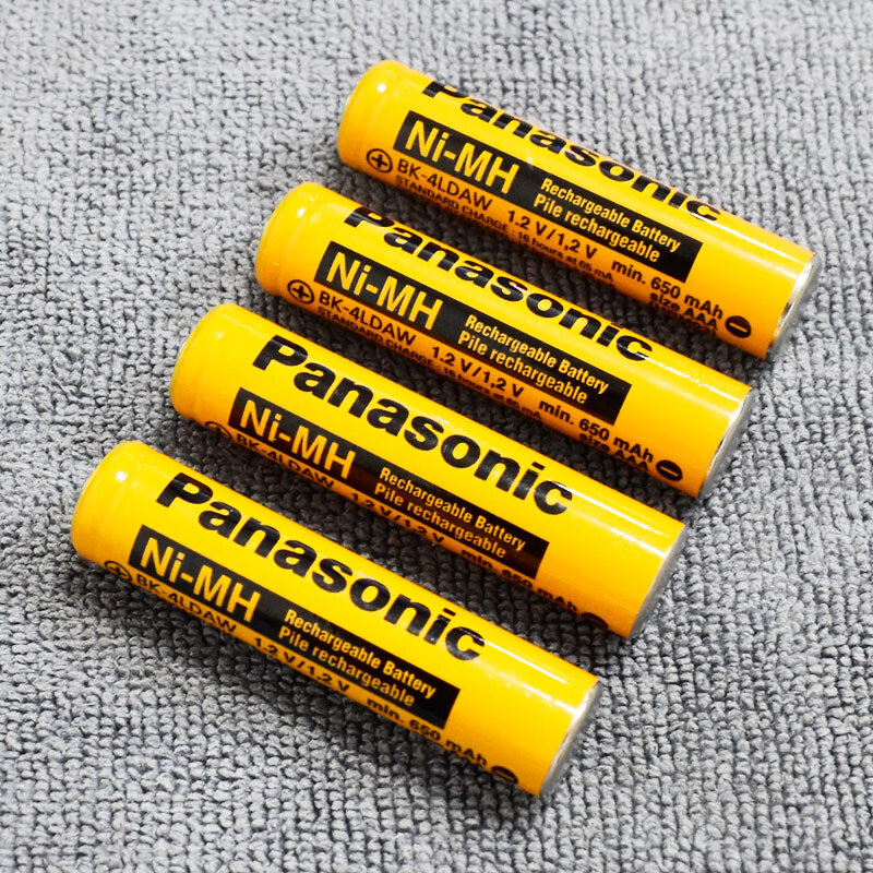 松下(Panasonic)7号充电电池2节 镍氢 700毫安 1.2V AAA 适用无绳电话 无线子母机 鼠标 遥控器 玩具 7号2节700毫安-电话机专用