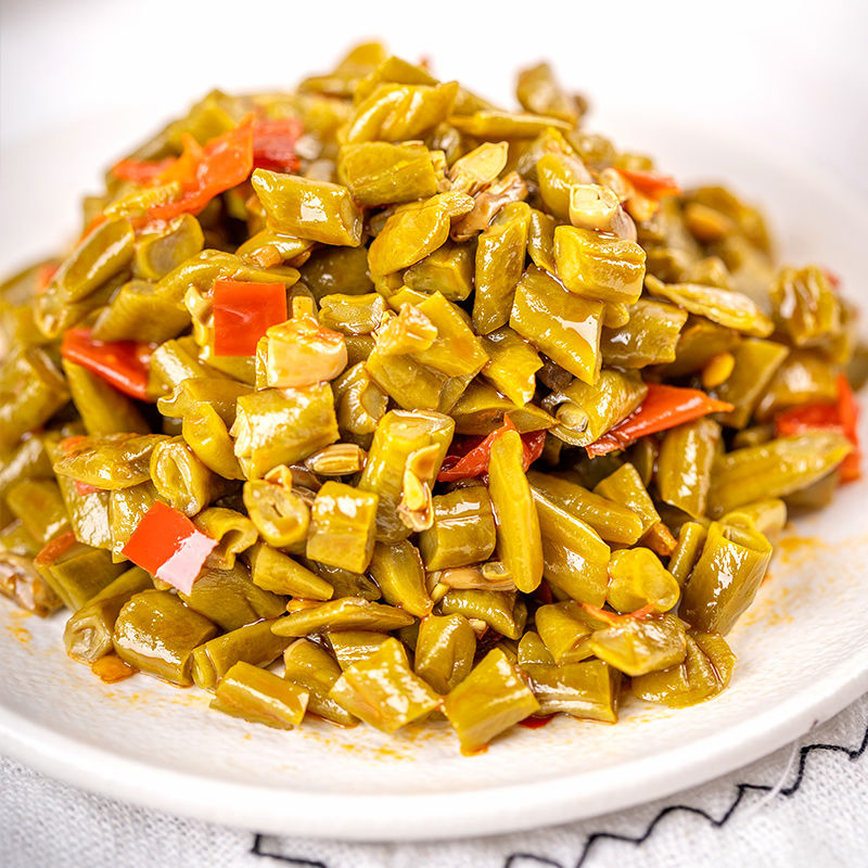 红油酸豆角 四川特产下饭菜小包装酸豇豆咸菜老坛泡菜 李记乐宝酸脆