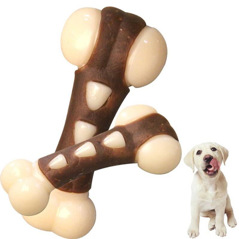 宜特（EETOYS）中号狗爪骨 宠物狗狗玩具耐咬磨牙棒 吃玩结合狗玩具骨头