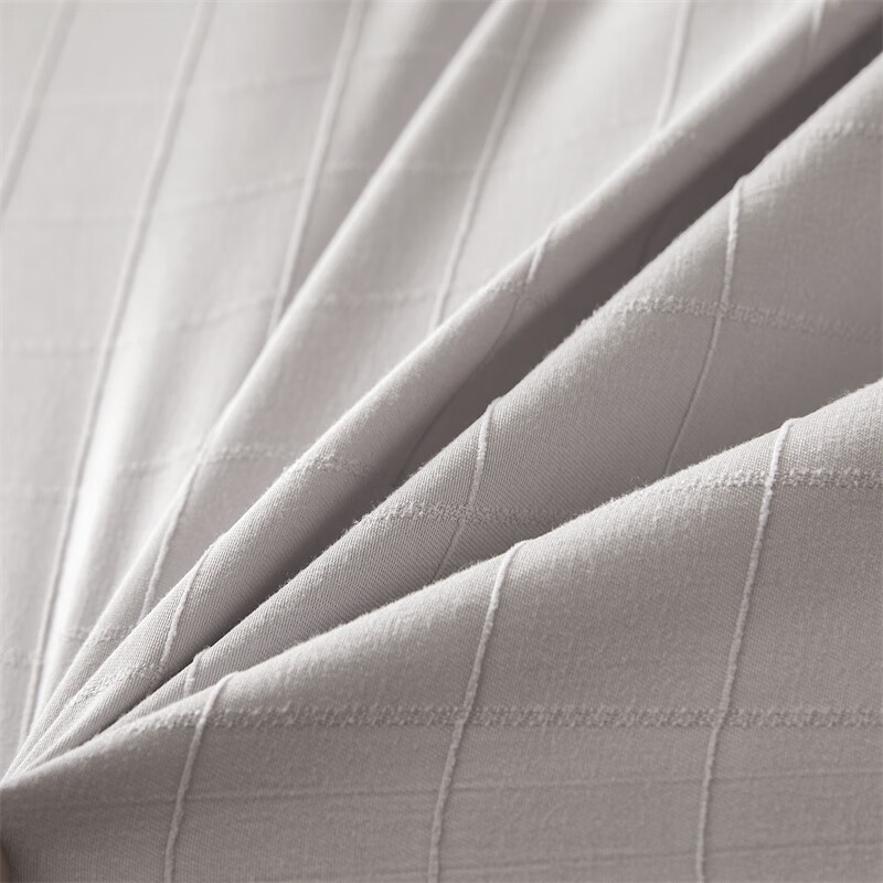 水星系列家纺正品蚕丝被100桑蚕丝被子被芯冬被结婚子母被二合一春秋被夏凉被  时尚灰-100桑蚕丝被 220X2404+8斤拉链款子母被