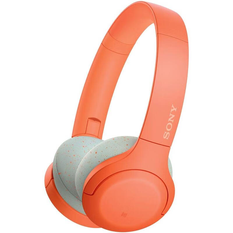 索尼（SONY）【日本直邮 日本发货】 蓝牙无线耳机头戴式立体声耳机高分辨率搭载触摸传感器带麦克风续航长 WH-H810【橙色】 【贴耳式】