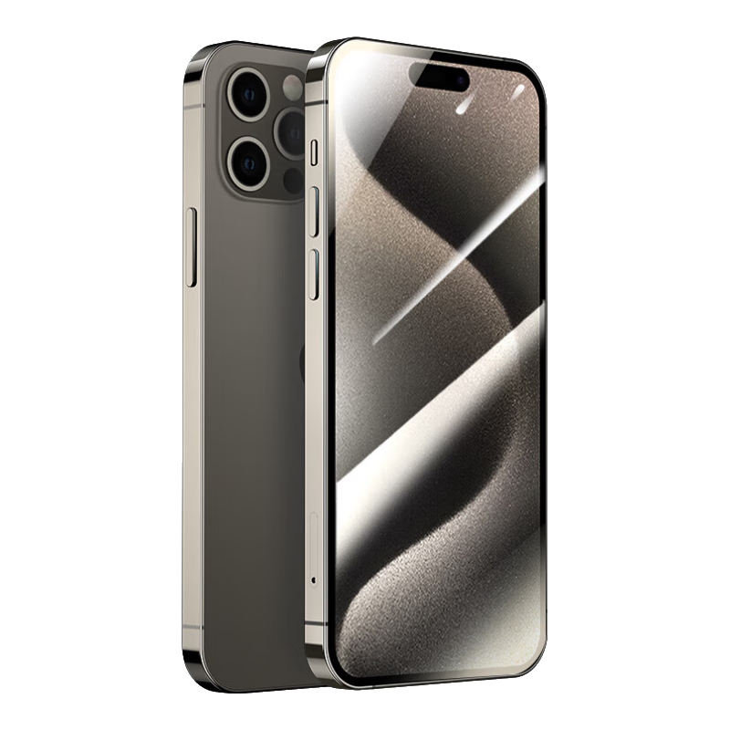 Smorss 2片装+神器 适用苹果iphone13/13pro/14/16E高铝钢化膜手机膜无黑边高清防摔防刮电镀抗指纹