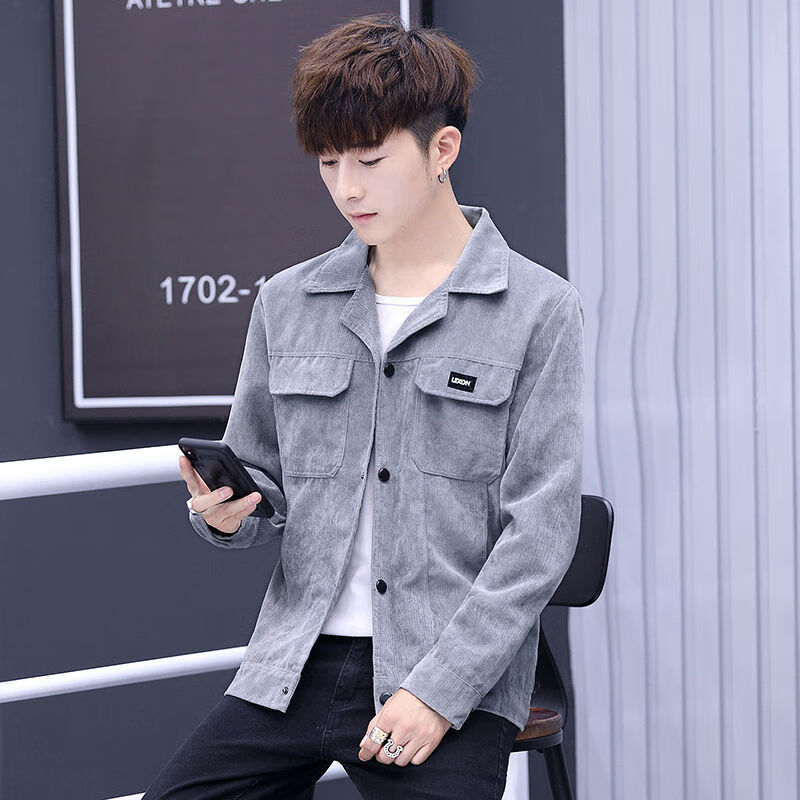 卡度顿卡度顿加小号男装小码薄外套155矮个子s号xs码小夹克瘦版夹克