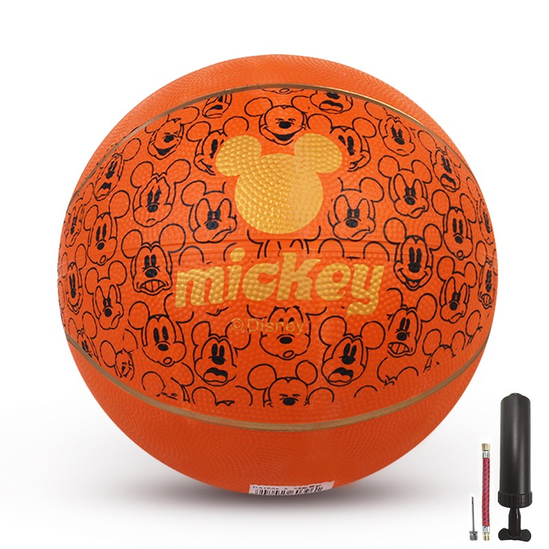 麦斯卡（Mesuca)儿童玩具球 卡通皮球拍拍球幼儿园球5号篮球 迪士尼玩具球 经典米奇DA1005-A新年送礼物