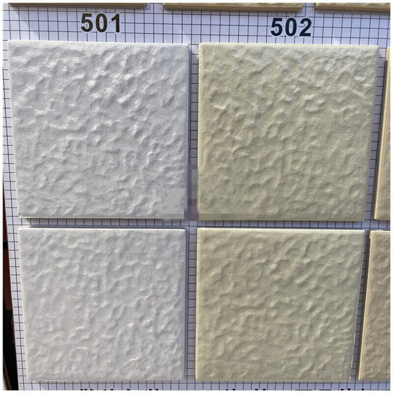 方块砖 哑光平面瓷砖  麻面外墙砖 小区修补t11 型号501麻面白色 其它