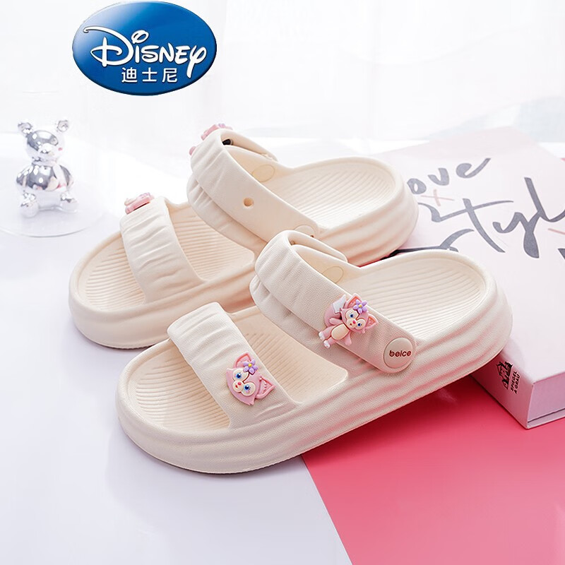 disney迪士尼儿童拖鞋女夏季新款女童防滑软底女孩外穿凉拖鞋中大童