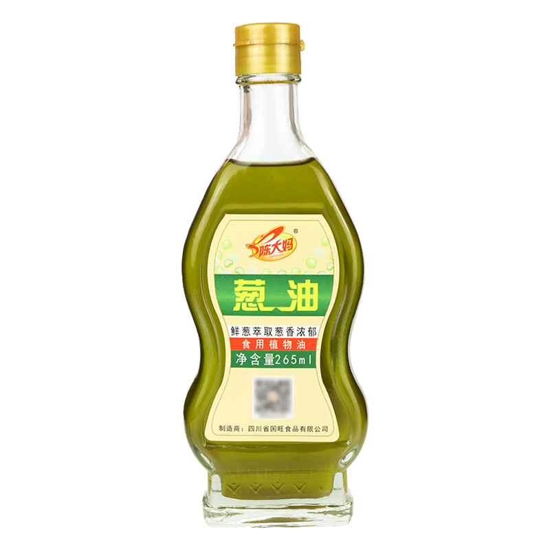 陈大妈香葱油265ml 葱油拌面调料酱 四川凉拌菜面调味料调味油香葱酱 香葱油265ml 超值2瓶