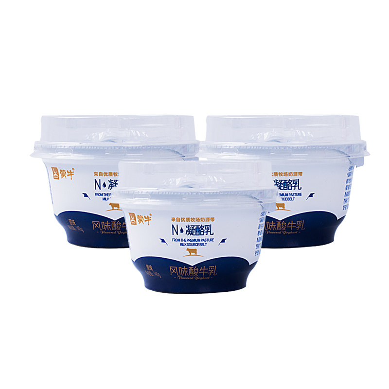 蒙牛凝酪乳老酸奶140g*12/6杯低温酸奶原味风味酸牛乳凝固酸奶 牛奶