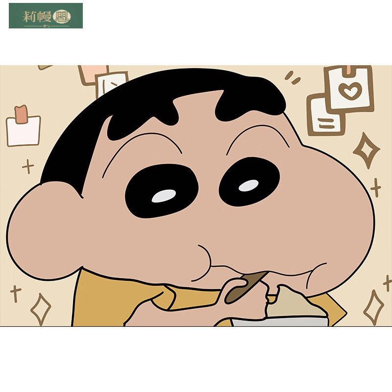 小新地毯硅藻泥卡通浴室吸水卫生间防滑垫厨房门卫浴 蜡笔小新吃零食