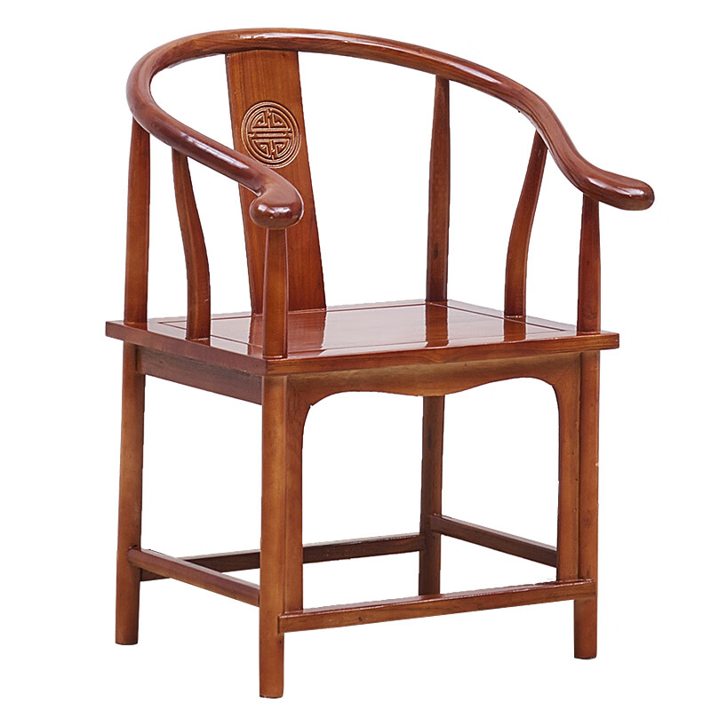 墨石林家具店 中式实木椅子三件套圈椅主人椅太师椅官帽椅仿古椅子