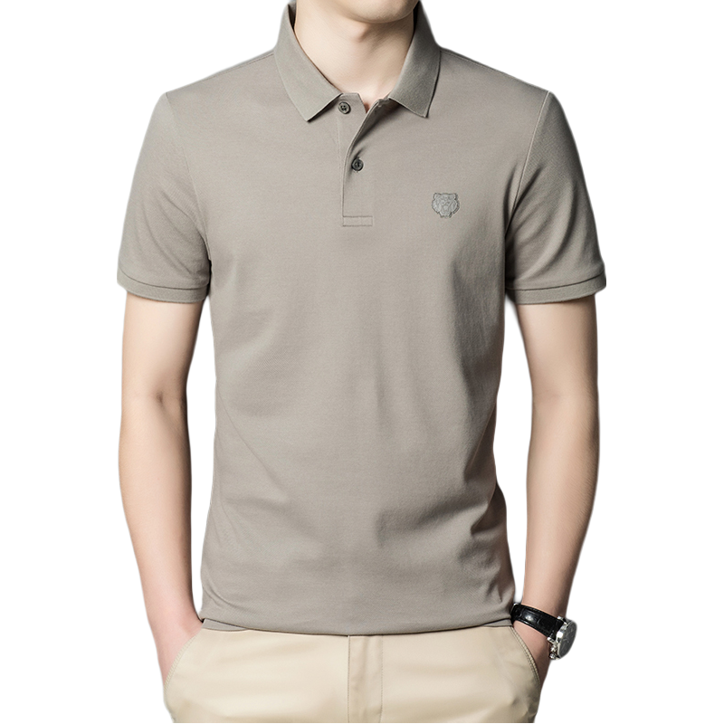 ��ү����LAOYECHE��˿�������ƶ���T�������¿�polo�������������챡�����°ְ�װ AZ9633-��ɫ XL