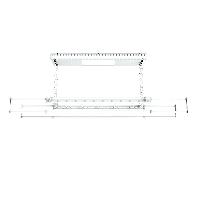 【门店同款】四季沐歌（MICOE）电动晾衣架阳台智能晾衣机 白色时尚全面屏照明自动升降四杆伸缩晒衣架 【005全面屏】升级LED照明款【旋风系列】
