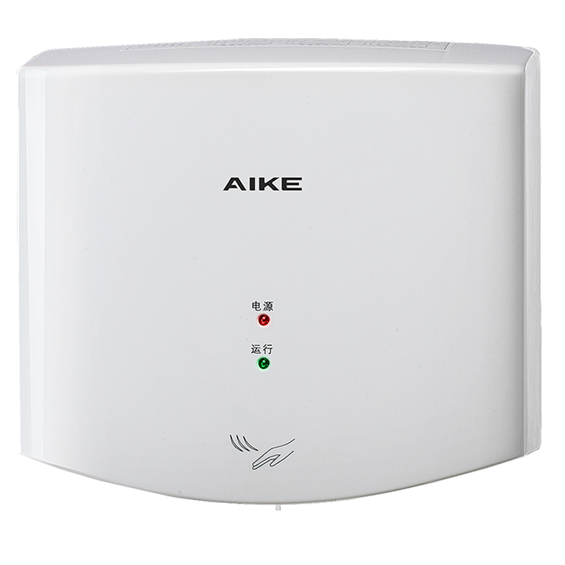 艾克(AIKE)高速干手器烘手機(jī)全自動(dòng)感應(yīng)烘手器衛(wèi)生間壁掛式免打孔干手機(jī) AK2630S白|智能冷熱風(fēng)1400W