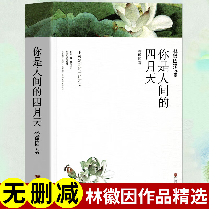 完整版218页你是人间的四月天 林徽因文集 经典现当代文学理论与批评作品集世界名著初高中生小说诗歌散文