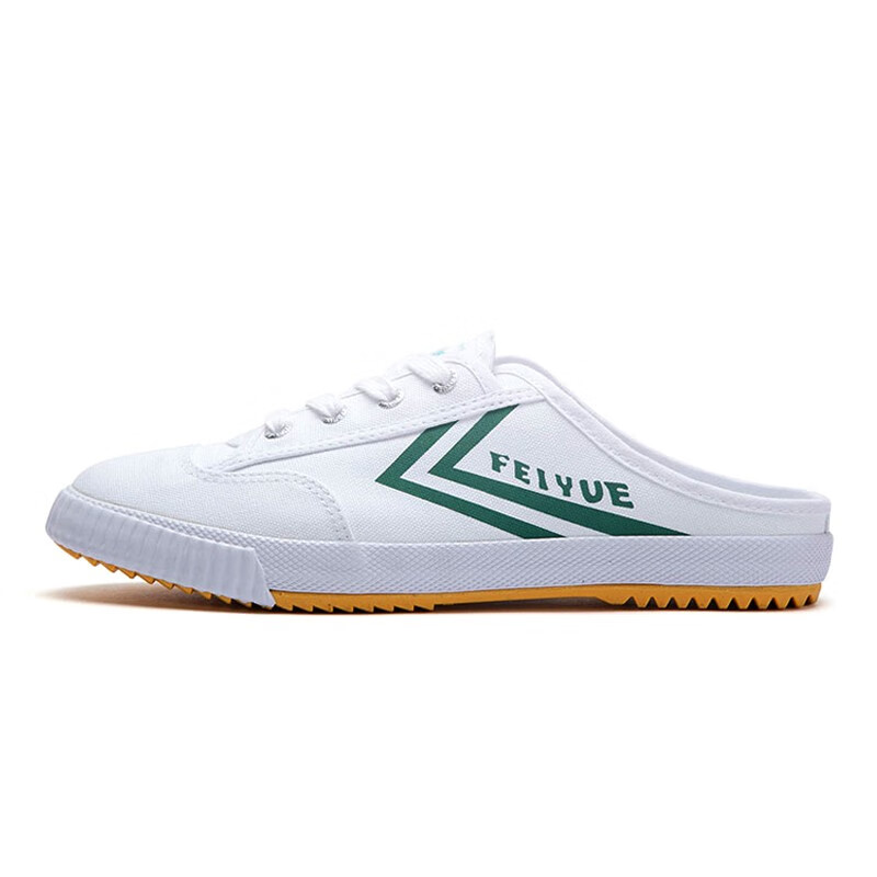 大孚飞跃帆布鞋半拖鞋无后跟懒人拖鞋夏季新品中性男女款休闲鞋飞跃