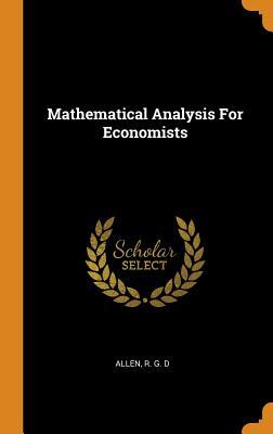 预订 mathematical analysis for economists