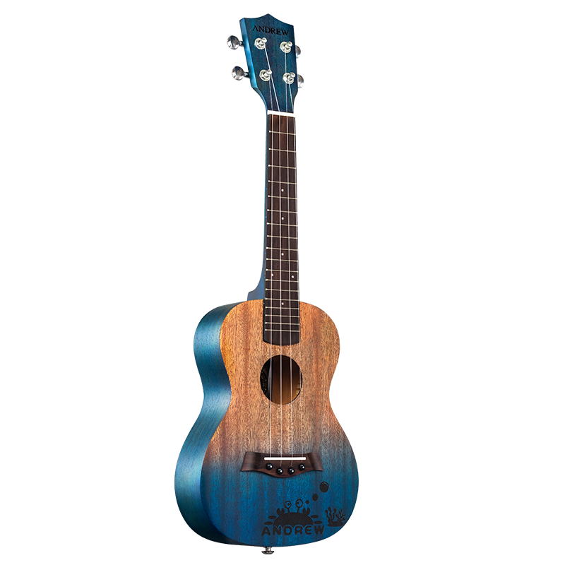 安德鲁（ANDREW）尤克里里23寸乌克丽丽小吉他初学者乐器ukulele 海底X 23寸+大礼包