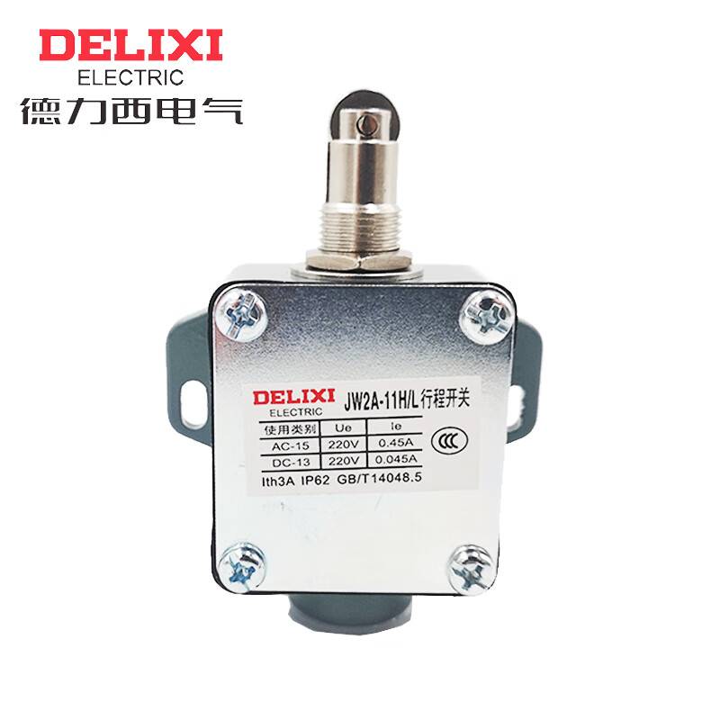 德力西电气 行程开关 微动开关  JW2A-11H/L 滚轮 行程微动极限开关 JW2A-11H/L