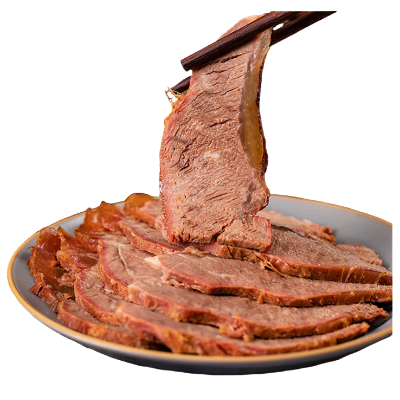 草原良友內(nèi)蒙古醬牛肉鹵牛肉熟食肉開袋即食即食牛肉健身代餐100g*4包