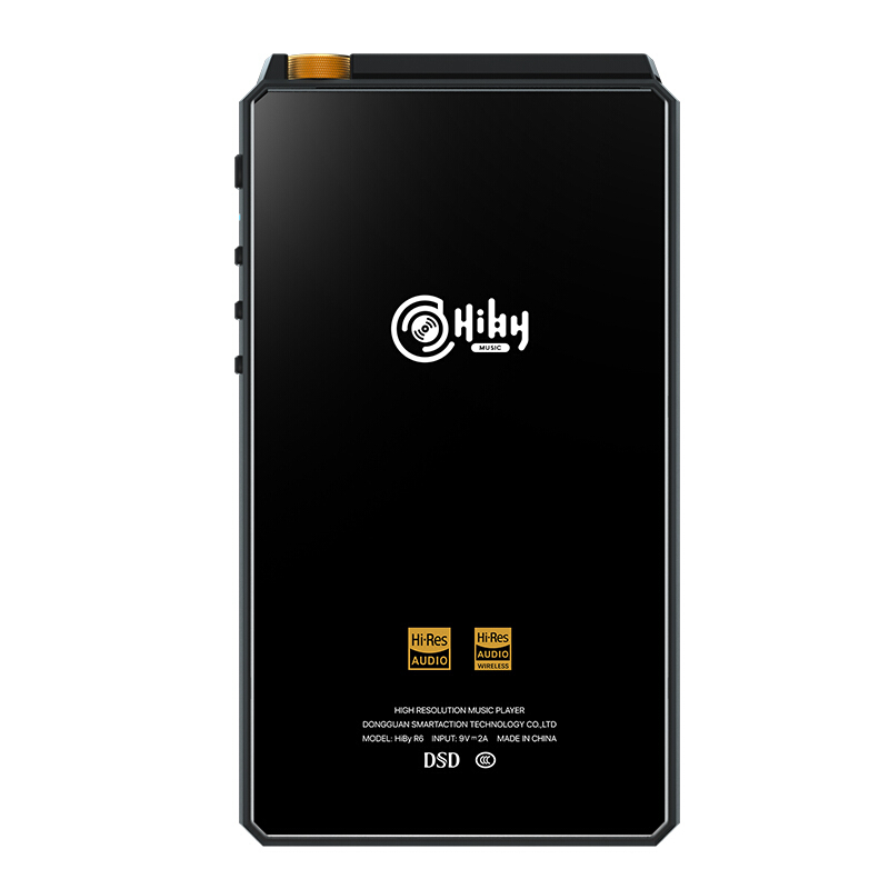 HiBy 新R6海贝旗舰无损安卓hifi播放器DSD512解码4.4平衡口便携音乐MP3 铝合金黑色主图2