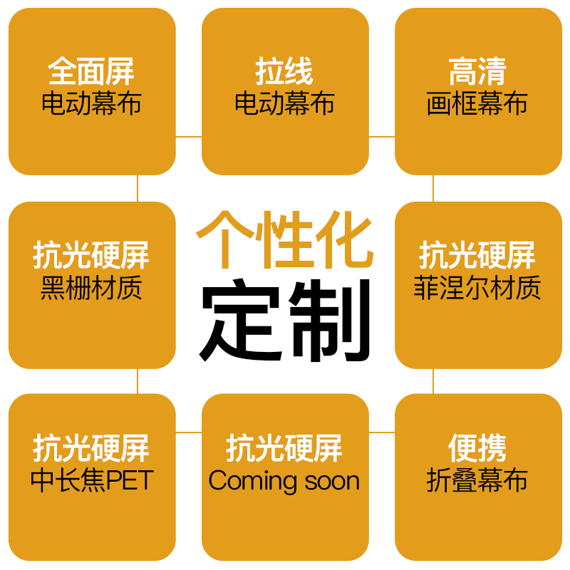 艾瑞尔 投影幕布定制中心 个性化定制您想要的幕布 100元订制[请先