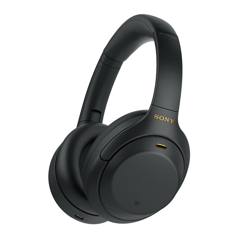 索尼（SONY）WH-1000XM4 高解析度无线蓝牙降噪 头戴式 游戏耳机（1000XM3升级款）黑色