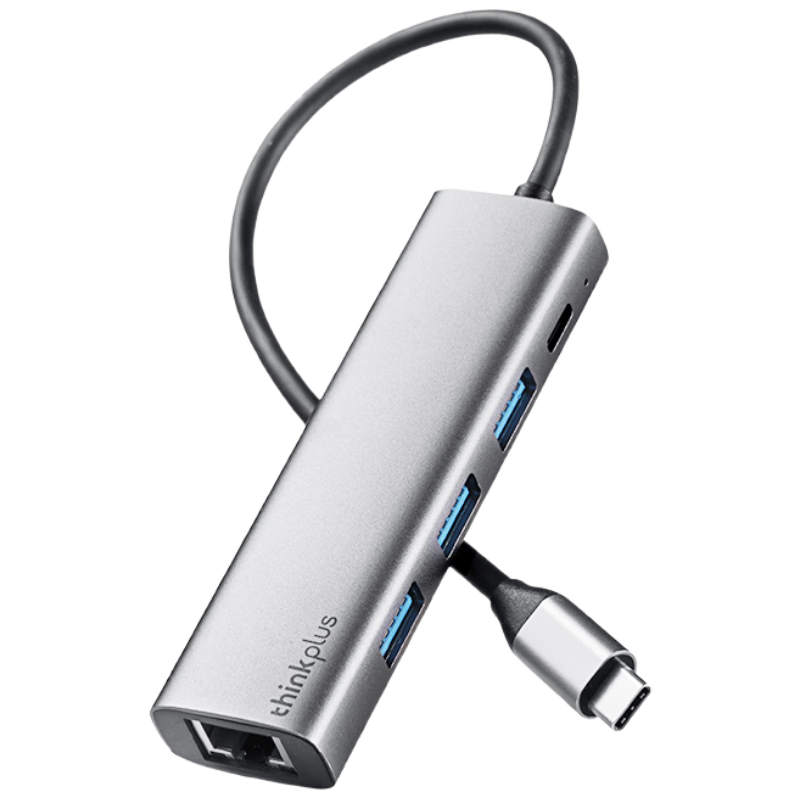 ThinkPad����Type-Cת����ת����RJ45ǧ������ת����USB-C��չ��HUB�������ʼǱ���չ���ӳ���LRC3