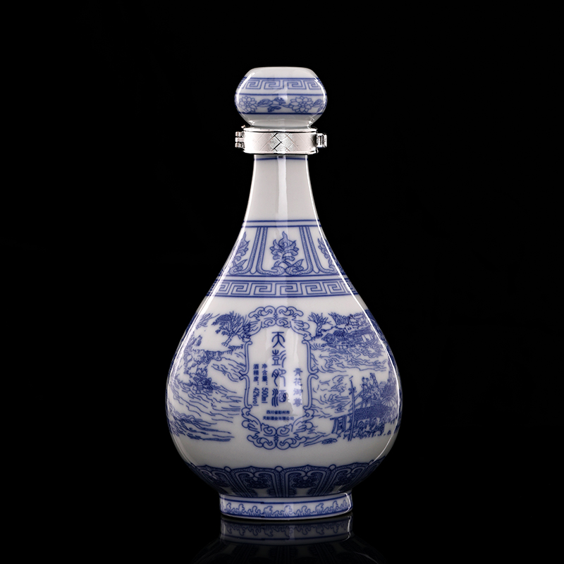 天彭肥酒 四川彭州肥酒 青花御尊商务接待酒 42度浓香型白酒 42度 500