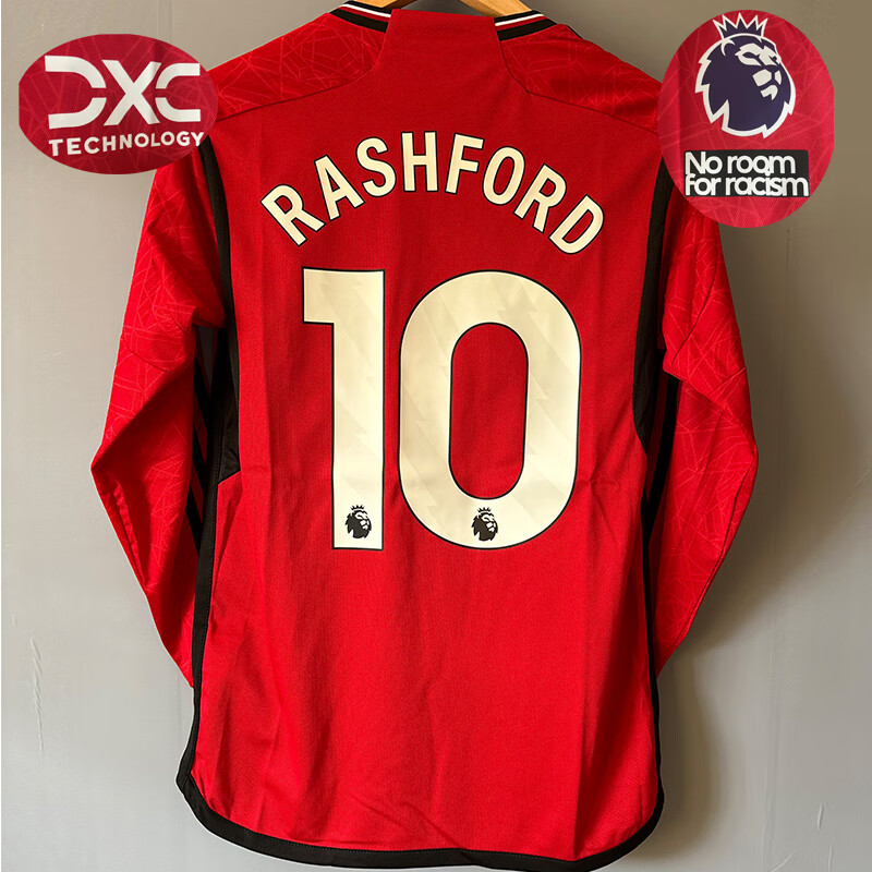 乌拓新款曼红魔联长袖主场球衣英超23/24球迷版拉什福德卡塞米罗 #6