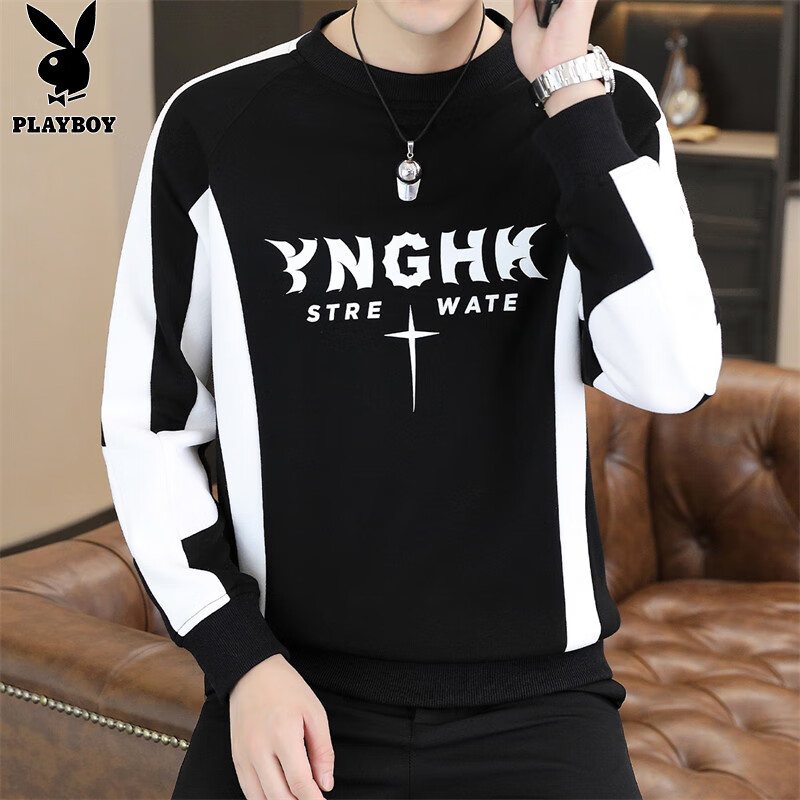 ���ڲ������������ӣ�PLAYBOY������t�����ﶬ2025�¿�Ƽ����������������±�ůԲ�������� C-10615HH2312��ɫ ���� L 121.99Ԫ