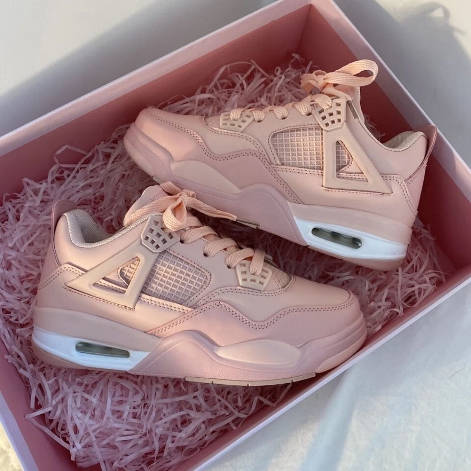 十方秀才粉色少女心学生运动鞋跑鞋ins港风女鞋百搭粉色老爹鞋子 粉色