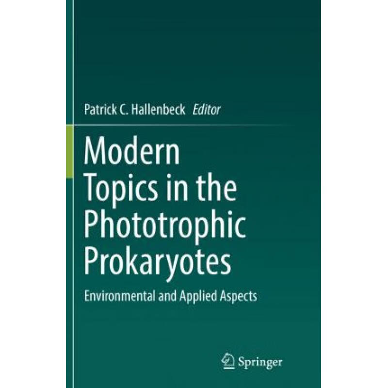 预订 modern topics in the phototrophic prokaryote.