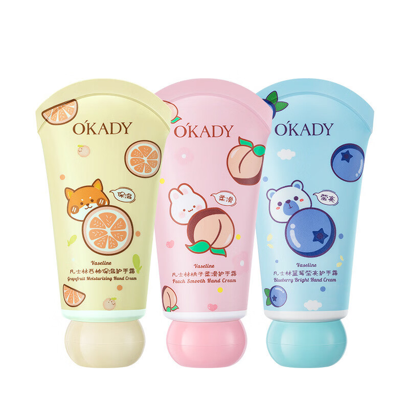 欧佩（O&#039;KADY）凡士林鲜果护手霜套盒秋冬保湿滋润干燥防裂手部护理礼物女 欧佩凡士林鲜果润滑护手霜套盒