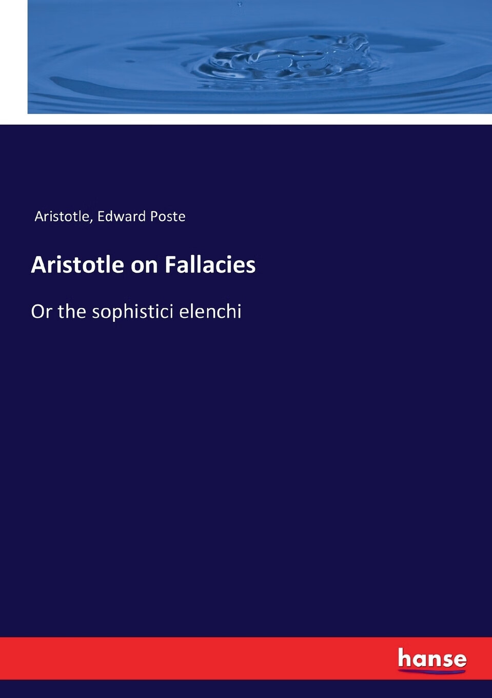 预售 按需印刷 aristotle on fallacies