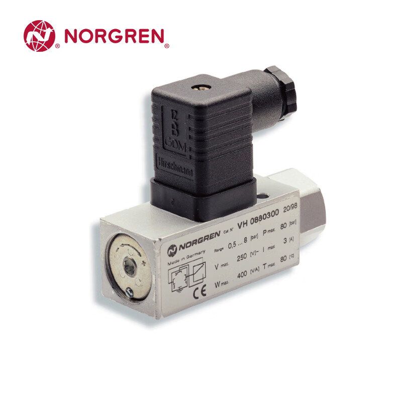 诺冠（Norgren）气动元件压力开关自营压力传感器流量开关18D 系列 0880300