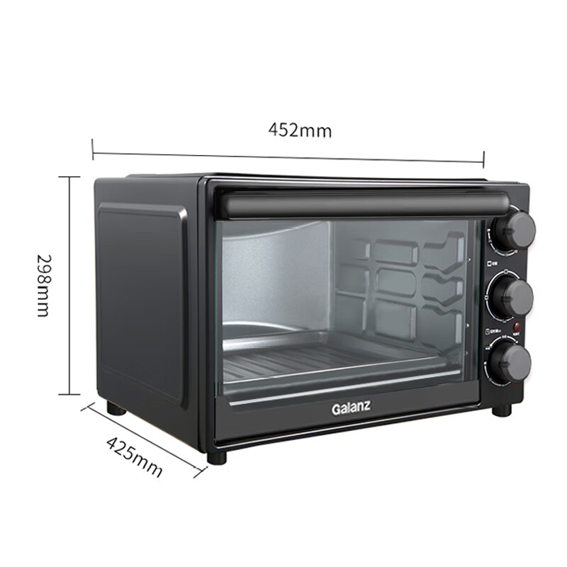 格兰仕电烤箱GalanzK1332控温大容量精准请问玻璃会炸吗？ 谢谢？
