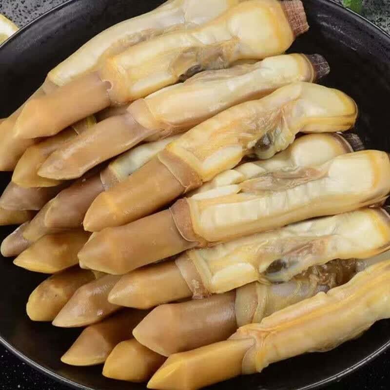 蛏子肉大竹蛏王肉速冻竹蛏肉新鲜大蛏子肉竹节蛏肉无冰衣 精选蛏子王