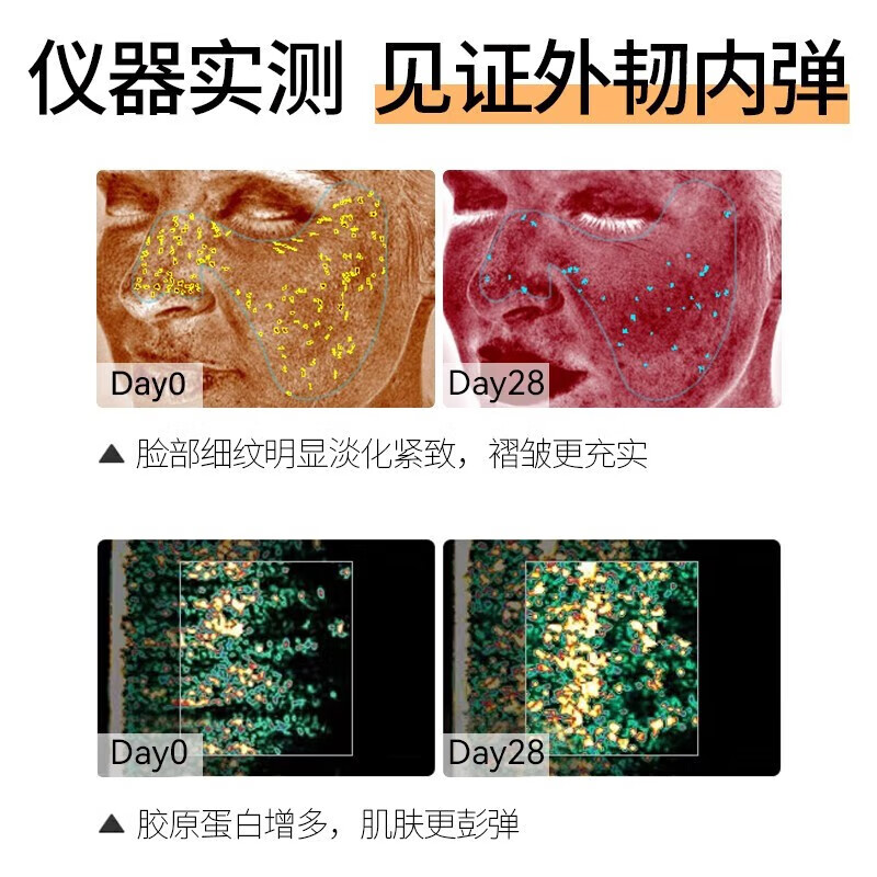 美颜坊精华液抗皱紧致精华 淡化皱纹法令纹填充抬头纹去除男女士衰老 【买1-送-1】六胜肽抗皱精华液
